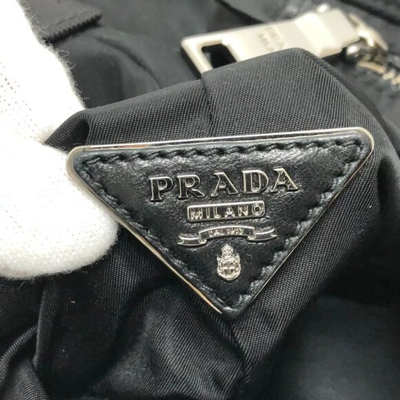 PRADA B1959 Camouflage 2WAY Shoulder Crossbody Bag Hand Bag khaki/SilverHardware - Picture 13 of 15